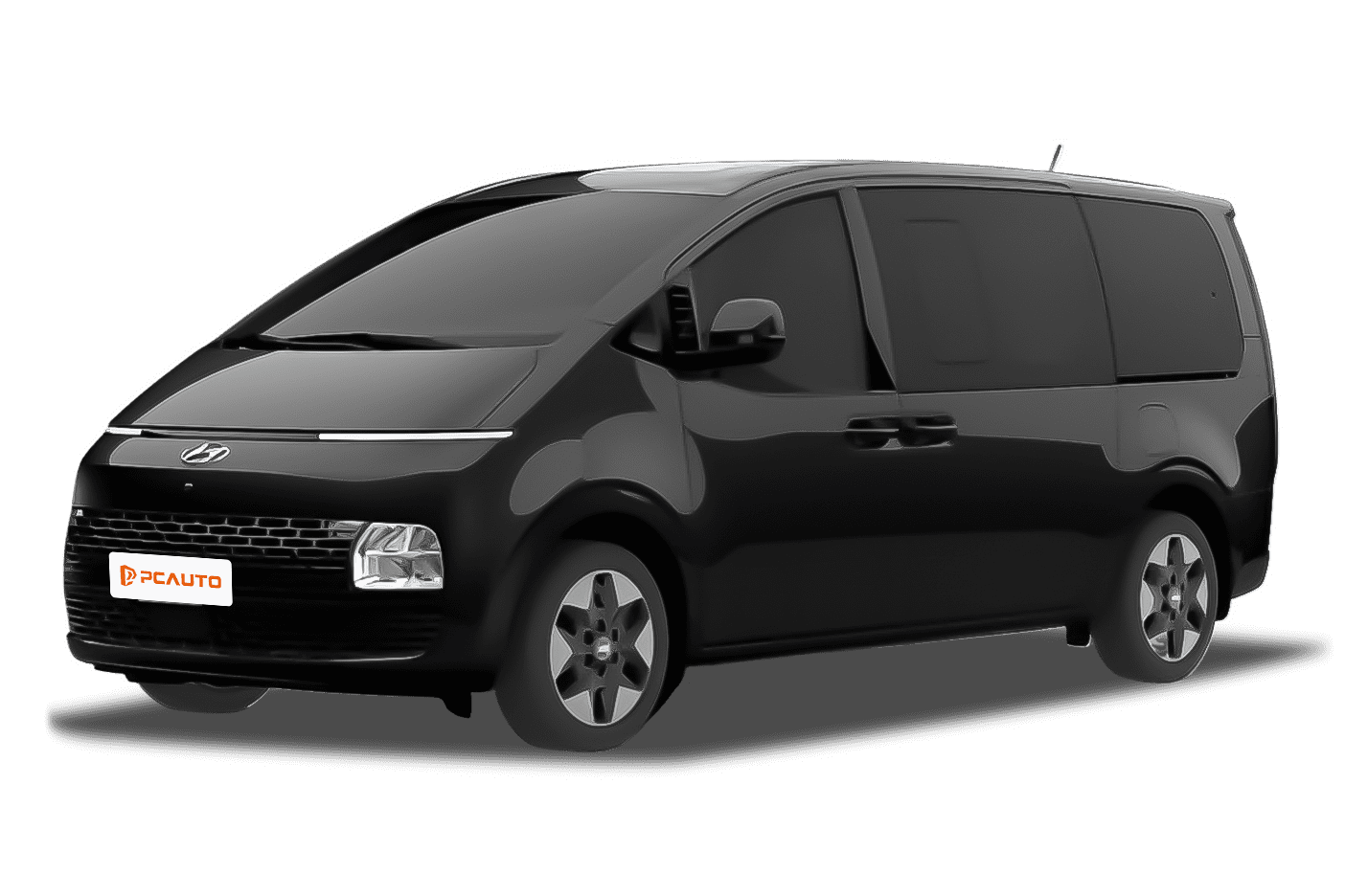 Luxury Hyundai Staria Umrah taxi service van for private airport transfers in Saudi Arabia